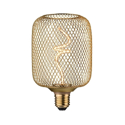 LED gloeilamp METALLIC GLOW CYLINDER 3-STEP DIM E27 4W 180lm 1800K CRI >80 dimbaar