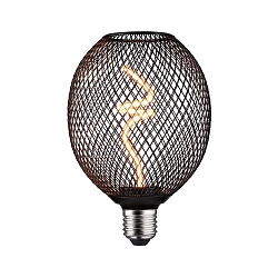LED gloeilamp METALLIC GLOW GLOBE  3-STEP DIM E27 4W 160lm 1800K CRI >80 dimbaar