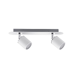 Paulmann Spot Tube 2 flames white/chrome, excl. Lamp, max. 10W GU10