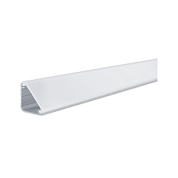 DELTA Profile with diffuser, 200cm, anodized / satin aluminum