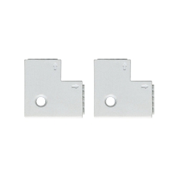 Accessories for MAX LED STRIPE Corner connector 90�, set of 4, white, incl. 8 plug connectors