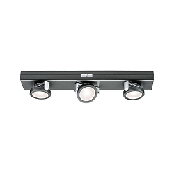 Onderbouwarmatuur ROTATE LED 3-vlams, met schakelaar, instelbaar, antraciet dimbaar 3x18lm 3000K 105� 105�