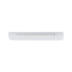 Onderbouwarmatuur SMART LIGHT LED hoekig, met schakelaar, met bewegingsmelder, chroom mat dimbaar 140lm 3000K 100� 100�