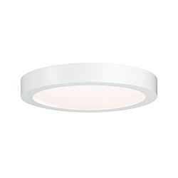 Wand- en plafondarmatuur LUNAR LED rond, medium, schakelbaar, wit mat 