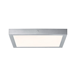 Wand- en plafondarmatuur LUNAR LED hoekig, medium, schakelbaar, chroom mat 