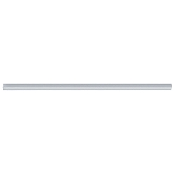 Profiel SQUARE PROFILE, aluminium, satijn