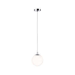 Pendelarmatuur CALMA 1-vlams, rond E27 IP44, chroom, satijn dimbaar
