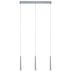 Pendelarmatuur GUTTA LED 3-vlams, lang