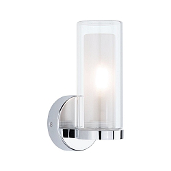 Wand- en plafondarmatuur LUENA E14 IP44, chroom, mat 
