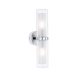 Wand- en plafondarmatuur LUENA E14 IP44, chroom, mat 