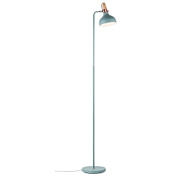 Paulmann Floor lamp Neordic Juna 1 flame soft green/copper/wood