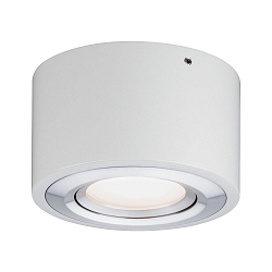 Paulmann LED Ceiling luminaire Argun white matt/brushed aluminum, 1 flame 1x 4,8W