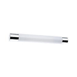 Spiegelarmatuur ORGON LED kort, met stopcontact IP44, chroom, wit