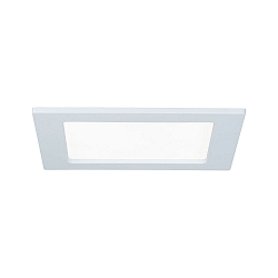 Inbouwarmatuur QUALITY PREMIUM PANEL LED hoekig IP44, wit  850lm 4000K 120� 120�