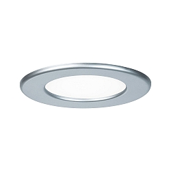 Inbouwarmatuur QUALITY PREMIUM PANEL LED rond IP44, chroom mat  390lm 4000K 110� 110�