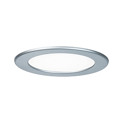 Inbouwarmatuur QUALITY PREMIUM PANEL LED rond IP44, chroom mat  850lm 4000K 120� 120�