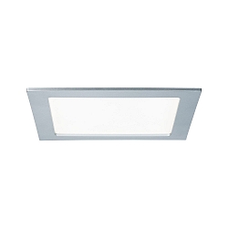 Inbouwarmatuur QUALITY PREMIUM PANEL LED hoekig IP44, chroom mat  1450lm 4000K 120� 120�