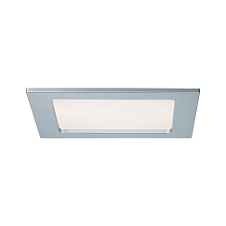 Inbouwarmatuur QUALITY PREMIUM PANEL LED hoekig IP44, chroom mat  780lm 2700K 110� 110�