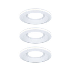 Inbouwarmatuur SORMUS rond, set van 3 IP65, wit mat  3x 6,5W 560lm 3000K 100� 100� CRI >80