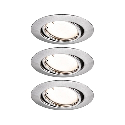 Inbouwarmatuur BASE COIN LED draaibaar, set van 3, ZigBee aanstuurbaar LED IP20