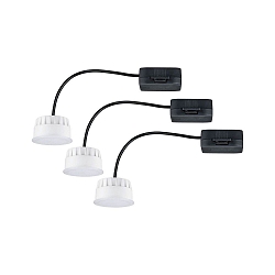 LED lamp COIN NOVA PLUS set van 3, schakelbaar Coin 6W 470lm 2700K 100� CRI >80 