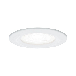 Inbouwarmatuur NOVA LED stijf GU10 IP44, wit mat  6,5W 470lm 4000K 36� 36� CRI >80