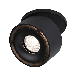 Spot SPIRCLE LED roteerbaar, kantelbaar IP20, zwart mat 