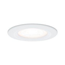 Inbouwarmatuur NOVA LED rond, stijf GU10 IP44, wit mat  460lm 2700K 38� 38� CRI >80