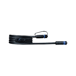 kabel PLUG&SHINE 3-voudig, waterdicht, zwart