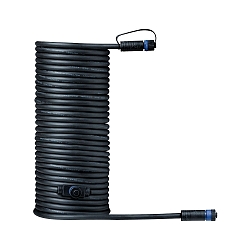 kabel PLUG&SHINE 3-voudig, waterdicht, zwart