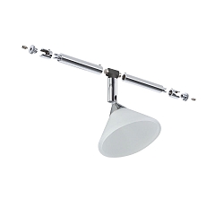 Touw lamp COLMAR GU4, chroom, satijn dimbaar