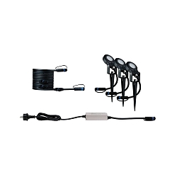 Armatuur met grondpen PLUG&SHINE STING LED IP67, antraciet