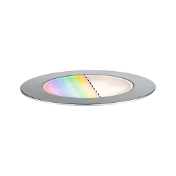 floor recessed luminaire PLUG & SHINE FLOOR tunable white, RGBW, ZigBee controllable IP67, stainless steel dimmable