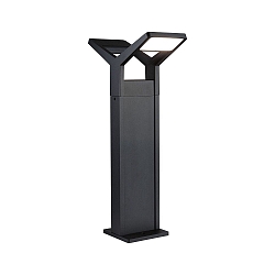 Lichtpaal JUNTEA PIR 2 2-vlams, met sensor IP44, antraciet, mat 
