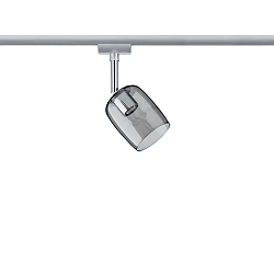 Spot URAIL BLOSSOM G9, chroom mat, rookkleuren dimbaar