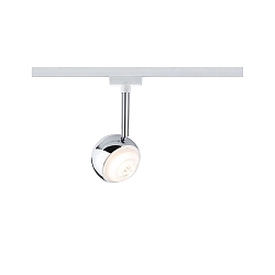 Spot URAIL CAPSULE II LED, chroom, wit dimbaar