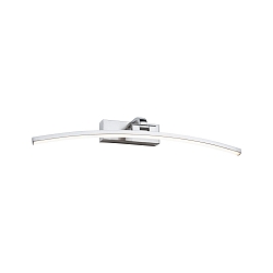 picture lamp BENTO large, half round, tiltable IP20, brushed aluminium 