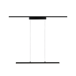 Spotlight op rail URAIL LENTO up down, zwart mat dimbaar