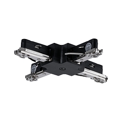 X-connector URAIL stijf, zwart mat