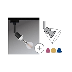 Spot URAIL DECOSYSTEMS roteerbaar, kantelbaar E14, zwart mat, wit dimbaar