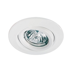 Inbouwarmatuur QUALITY draaibaar GU5,3, wit 