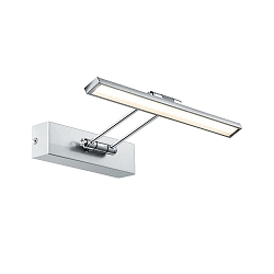 Schilderijverlichting GALERIA BEAM THIRTY LED met scharnierende arm, kantelbaar, nikkel geborsteld 