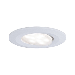 Outdoor LED Recessed spot CALLA IP65, swivelling, 230V, each 6W 4000K 680lm 100�, white matt