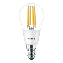 Filamentlamp druppelvorm MAS LEDLuster ND CL GUE P45 E14 2,3W 485lm 2700K 
