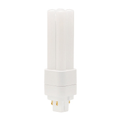 LED compacte lamp ESSENCE DUO/E13 HF EM 830 (RALUX DUO/E RETROFIT) schakelbaar mat G24q-1 5W 400lm 3000K 280� CRI >80 