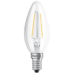 Filamentlamp kaarsvorm STAR CANDLE C25 827/C schakelbaar helder E14 2,2W 250lm 2700K 330� CRI 80-89 
