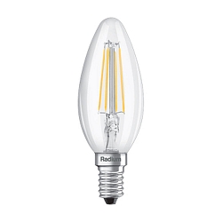 Filamentlamp kaarsvorm ESSENCE CANDLE C40 827/C schakelbaar helder E14 4,2W 470lm 2700K 330� CRI 80-89 