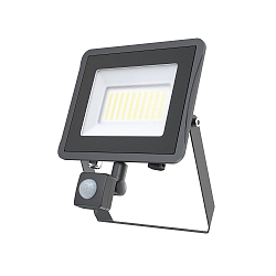 floodlight STAR 5000/830 BK SENSOR with sensor, tiltable, switchable IP65, black 