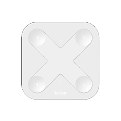 Bluetooth wandcontroller SMART XPRESS-LR programmeerbaar, op batterijen, wit