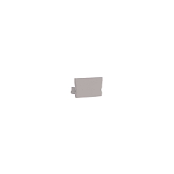 Eindkap SMALL U FLAT, wit
